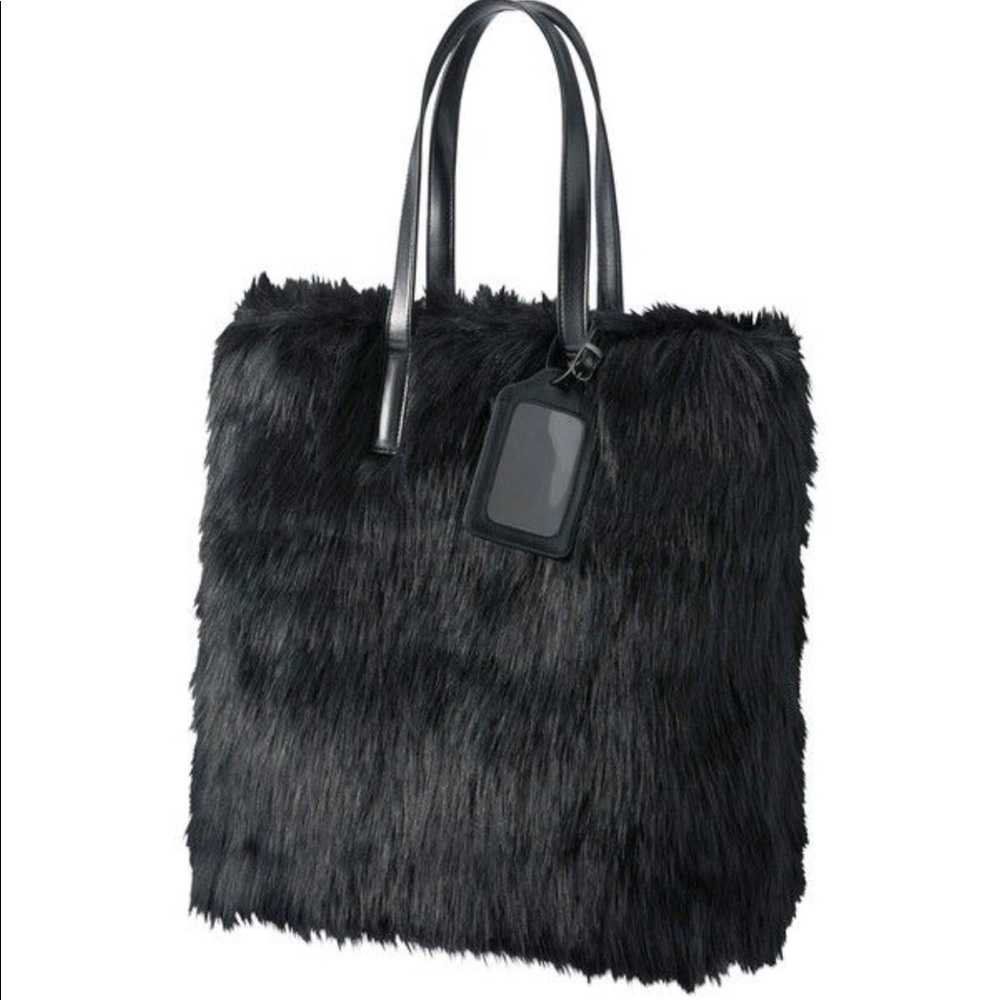 Faux Fur Tote Bag